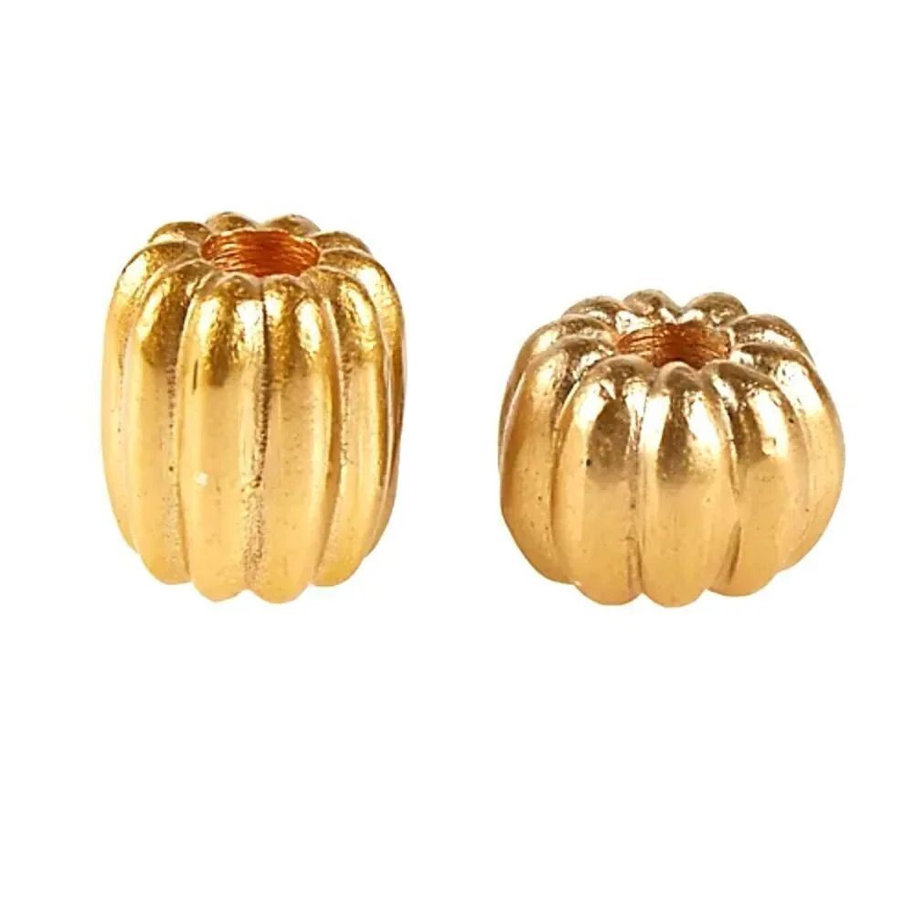 Gold Pumpkin Taper Candle Holders Set of 2